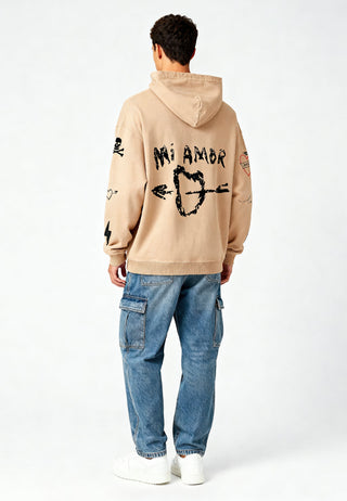 Hoodie Oversize Brodé "Mi Amor"