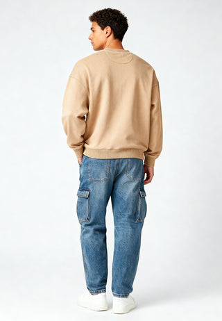 Sweatshirt Oversize Brodé "I Told ChatGPT"