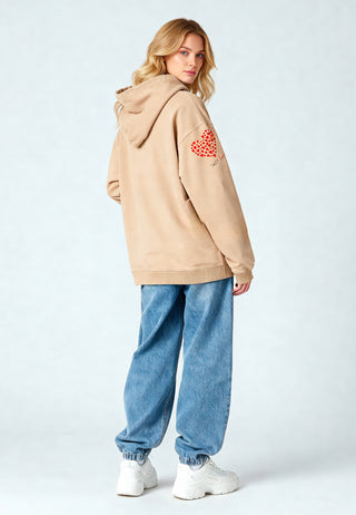 Hoodie Oversize Brodé "Too Sweet"