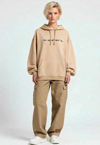 Hoodie Oversize Brodé "I Told ChatGPT"