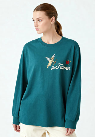 T-shirt Brodé "Je T'aime"