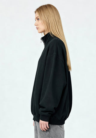 Sweatshirt à Zip Brodé "C'est La Vie"