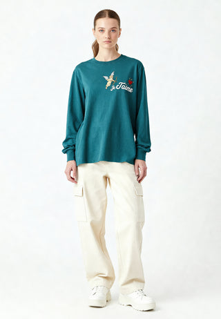 T-shirt Brodé "Je T'aime"