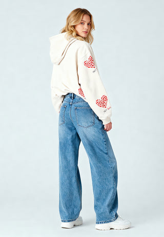 Hoodie Oversize Brodé "Too Sweet"