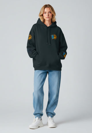 Hoodie Oversize Brodé "Lunar"
