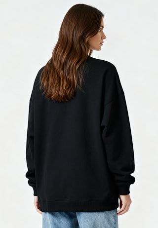 Sweatshirt Oversize Brodé "Karma Kills"