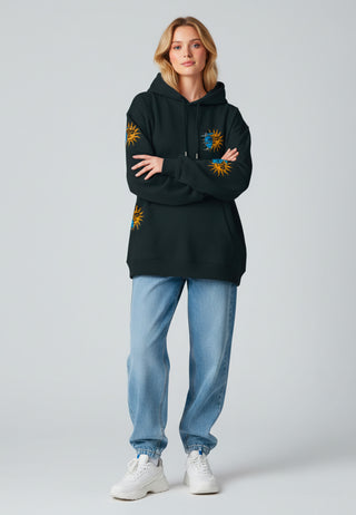 Hoodie Oversize Brodé "Lunar"