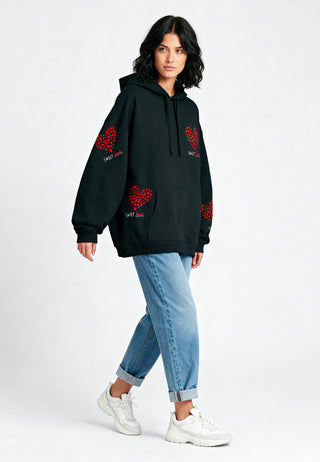Hoodie Oversize Brodé "Too Sweet"
