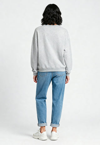 Sweatshirt Oversize Brodé "I Told ChatGPT"