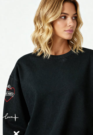 Sweatshirt Oversize Brodé "Mi Amor"