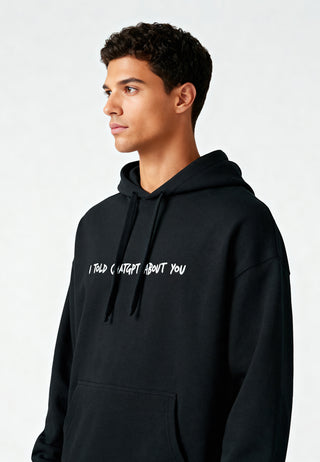 Hoodie Oversize Brodé "I Told ChatGPT"