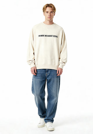 Sweatshirt Raglan Brodé "Rocket Science"