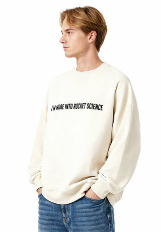 Sweatshirt Raglan Brodé "Rocket Science"