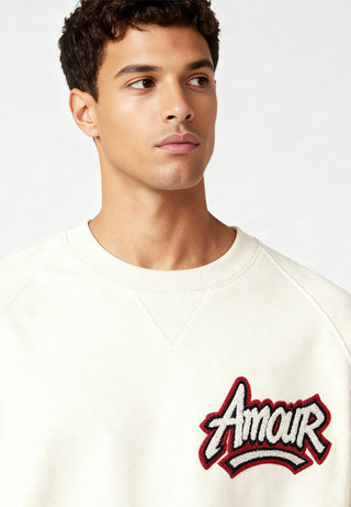 Sweatshirt Raglan Brodé "Amour"