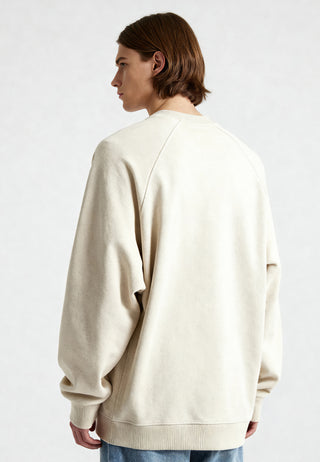 Sweatshirt Raglan Brodé "Pretending"