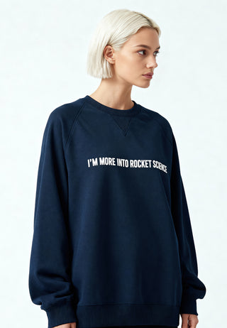Sweatshirt Raglan Brodé "Rocket Science"