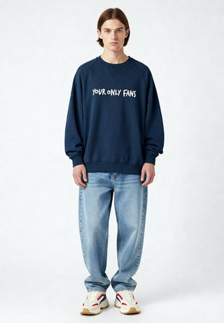 Sweatshirt Raglan Brodé "Your Only Fans"