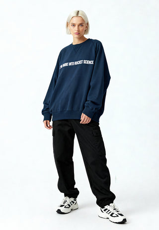 Sweatshirt Raglan Brodé "Rocket Science"