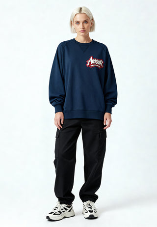 Sweatshirt Raglan Brodé "Amour"