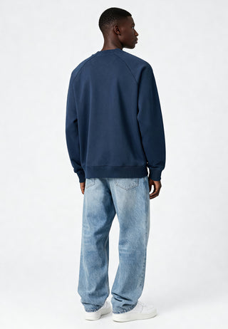 Sweatshirt Raglan Brodé "Matcha & Drama"