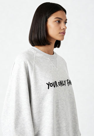 Sweatshirt Raglan Brodé "Your Only Fans"