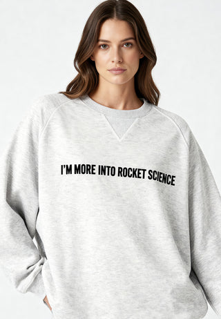 Sweatshirt Raglan Brodé "Rocket Science"