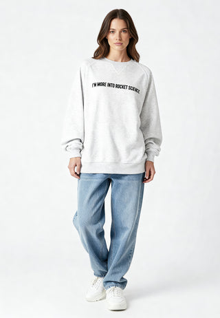 Sweatshirt Raglan Brodé "Rocket Science"