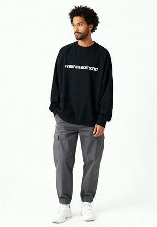 Sweatshirt Raglan Brodé "Rocket Science"