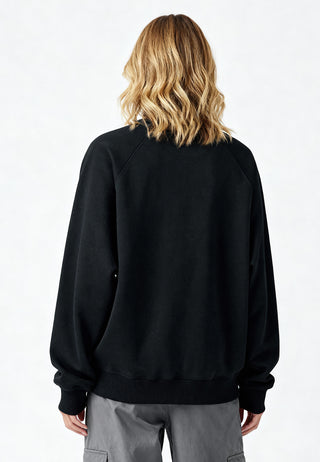 Sweatshirt Raglan Brodé "Matcha & Drama"