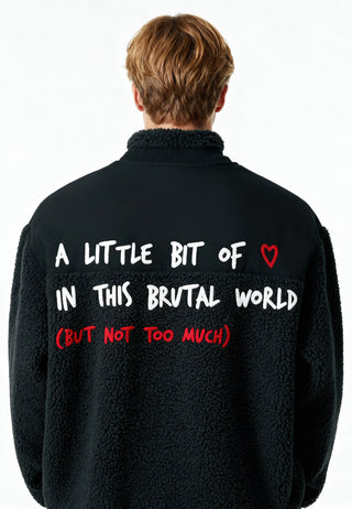 Veste Sherpa Brodée "Brutal"