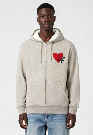 Hoodie Sherpa Brodé "Pins"