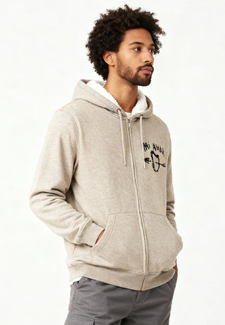 Hoodie Sherpa Brodé "Mi Amor"