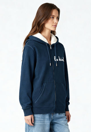 Hoodie Sherpa Brodé "Be Kind"