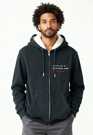Hoodie Sherpa Brodé "Brutal"