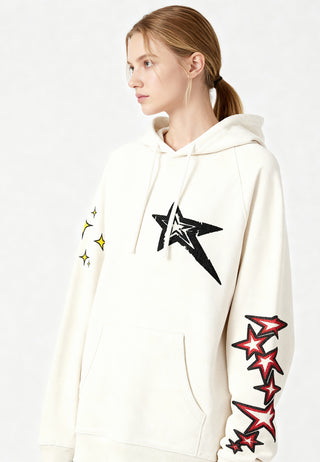 Hoodie Raglan Brodé "Lucky Star"