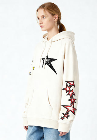 Hoodie Raglan Brodé "Lucky Star"
