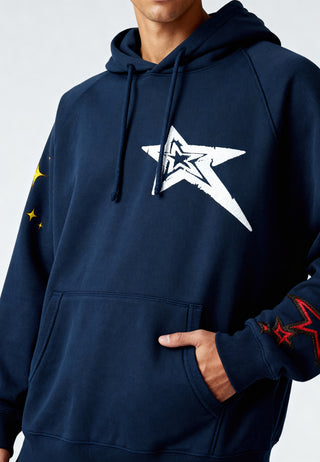 Hoodie Raglan Brodé "Lucky Star"