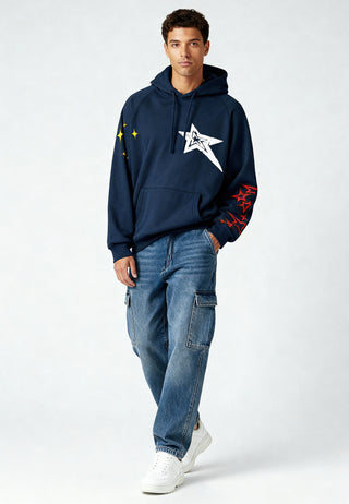 Hoodie Raglan Brodé "Lucky Star"
