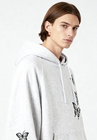 Hoodie Raglan Brodé "Butterflies"