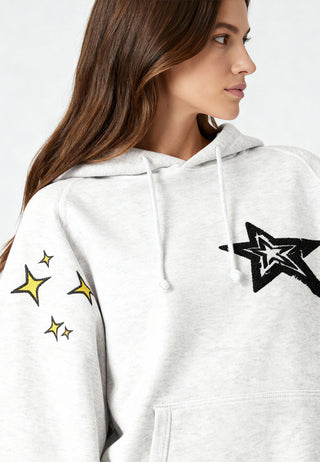 Hoodie Raglan Brodé "Lucky Star"