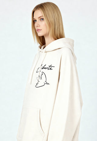 Hoodie Raglan Brodé "Liberté"