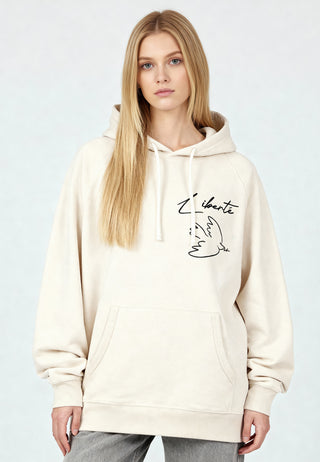 Hoodie Raglan Brodé "Liberté"