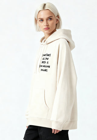 Hoodie Raglan Brodé "Millions"