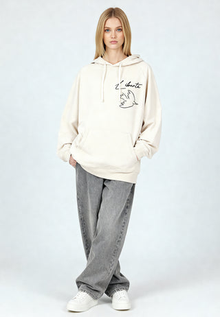 Hoodie Raglan Brodé "Liberté"