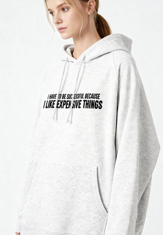 Hoodie Raglan Brodé "Successful"