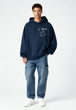 Hoodie Raglan Brodé "Liberté"