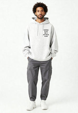 Hoodie Raglan Brodé "Millions"