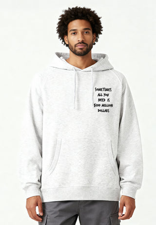 Hoodie Raglan Brodé "Millions"