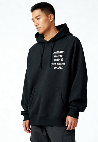 Hoodie Raglan Brodé "Millions"