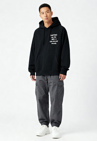 Hoodie Raglan Brodé "Millions"